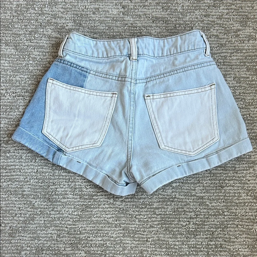 Pacsun Multi-Colored Denim Mom Shorts - Picture 2 of 4